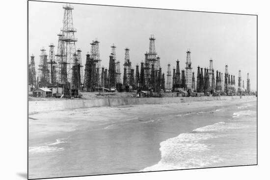 Oil Wells-null-Mounted Premium Photographic Print