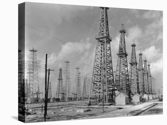 Oil Wells-null-Stretched Canvas