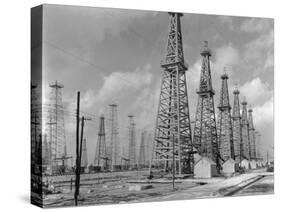 Oil Wells-null-Stretched Canvas