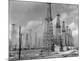 Oil Wells-null-Mounted Photographic Print