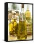Oil with Herbs and Spices in Two Bottles-Alena Hrbkova-Framed Stretched Canvas