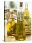 Oil with Herbs and Spices in Two Bottles-Alena Hrbkova-Stretched Canvas