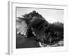 Oily Black Smoke Rises from the Texas City Monsanto Chemical Company Plant-null-Framed Photo