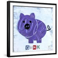 Oink the Pig-Design Turnpike-Framed Giclee Print