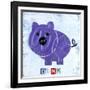 Oink the Pig-Design Turnpike-Framed Giclee Print