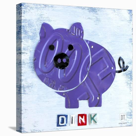 Oink the Pig-Design Turnpike-Stretched Canvas