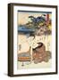 Oiso Station, 1830-1835-Keisai Eisen-Framed Giclee Print