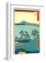 Oiso-Utagawa Hiroshige-Framed Giclee Print