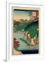 Oji Takinogawa-Utagawa Hiroshige-Framed Giclee Print