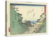 Okabe, 1837-1844-Utagawa Hiroshige-Stretched Canvas
