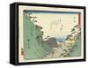 Okabe, 1837-1844-Utagawa Hiroshige-Framed Stretched Canvas