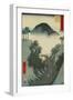 Okabe, from the Fifty-Three Station of the Tokaido Road-Ando Hiroshige-Framed Art Print