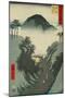 Okabe, from the Fifty-Three Station of the Tokaido Road-Ando Hiroshige-Mounted Art Print