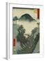 Okabe, from the Fifty-Three Station of the Tokaido Road-Ando Hiroshige-Framed Art Print