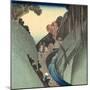 Okabe: Utsu Mountain, C.1832-33-Utagawa Hiroshige-Mounted Giclee Print