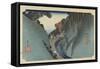 Okabe--Utsu Mountain, C.1833-Utagawa Hiroshige-Framed Stretched Canvas