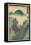 Okabe-Ando Hiroshige-Framed Stretched Canvas