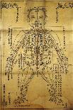 Chinese Acupuncture Chart Printed In Japan-Okamoto Ippo-Framed Art Print