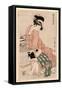 Okarakuri-Kitagawa Utamaro-Framed Stretched Canvas