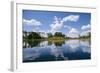 Okavango Lagoon Reflection-null-Framed Photographic Print