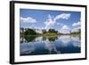 Okavango Lagoon Reflection-null-Framed Photographic Print