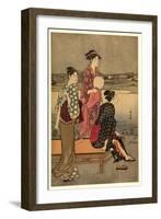 Okawabata Yuryo-Torii Kiyonaga-Framed Giclee Print