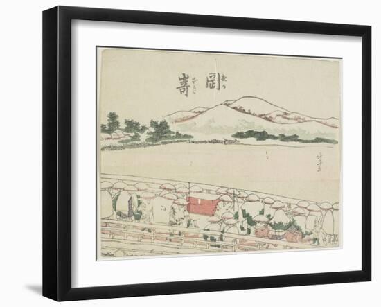 Okazaki, 1799-1802-Katsushika Hokusai-Framed Giclee Print