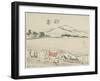 Okazaki, 1799-1802-Katsushika Hokusai-Framed Giclee Print