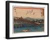 Okazaki-Utagawa Hiroshige-Framed Giclee Print