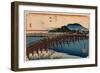 Okazaki-Utagawa Hiroshige-Framed Giclee Print