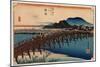 Okazaki-Utagawa Hiroshige-Mounted Giclee Print