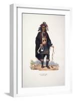 Okee-Makee-Quid, after 1875-Charles Bird King-Framed Giclee Print