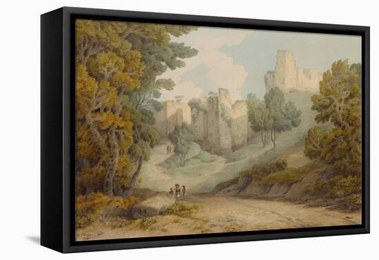 Okehampton Castle, 1794-Francis Towne-Framed Stretched Canvas