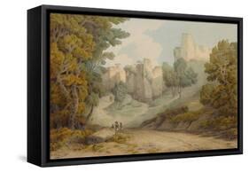 Okehampton Castle, 1794-Francis Towne-Framed Stretched Canvas