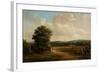 Okehampton, Devon (Oil on Canvas)-Alfred Vickers-Framed Giclee Print