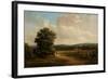 Okehampton, Devon (Oil on Canvas)-Alfred Vickers-Framed Giclee Print