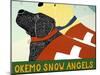 Okemo Snow Angels-Stephen Huneck-Mounted Giclee Print