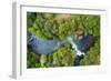 Okere Falls, New Zealand. White water rafting down the Kaituna River in Rotorua, New Zealand.-Micah Wright-Framed Photographic Print