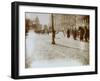 Okhotny Ryad (Hunting Ro), Moscow, Russia, 16 March 1911-null-Framed Giclee Print
