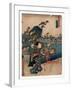 Okitsu No Zu-Utagawa Toyokuni-Framed Giclee Print