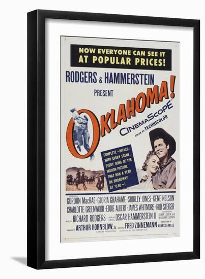 Oklahoma!, 1955, Directed by Fred Zinnemann-null-Framed Giclee Print