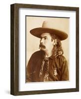 Oklahoma Bill's Wild West Performer & Cornetist-J.D. Maxwell-Framed Art Print