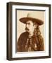 Oklahoma Bill's Wild West Performer & Cornetist-J.D. Maxwell-Framed Art Print