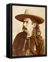 Oklahoma Bill's Wild West Performer & Cornetist-J.D. Maxwell-Framed Stretched Canvas