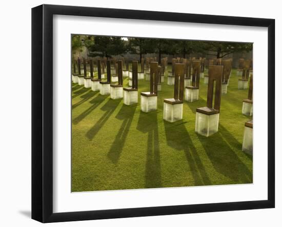 Oklahoma City National Memorial and Museum, Oklahoma City, Oklahoma, USA-Snell Michael-Framed Photographic Print