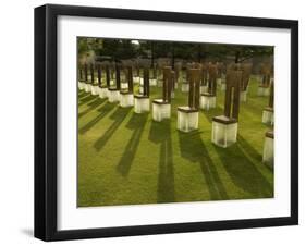 Oklahoma City National Memorial and Museum, Oklahoma City, Oklahoma, USA-Snell Michael-Framed Photographic Print