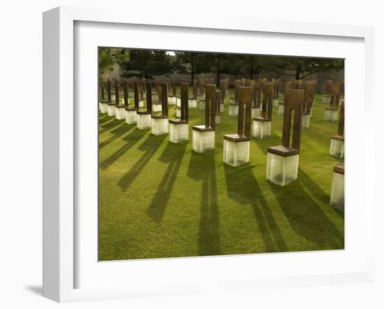 Oklahoma City National Memorial and Museum, Oklahoma City, Oklahoma, USA-Snell Michael-Framed Photographic Print