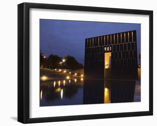 Oklahoma City National Memorial and Museum, Oklahoma City, Oklahoma, USA-Snell Michael-Framed Photographic Print