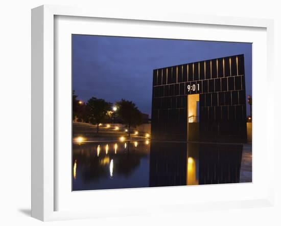 Oklahoma City National Memorial and Museum, Oklahoma City, Oklahoma, USA-Snell Michael-Framed Photographic Print