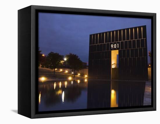 Oklahoma City National Memorial and Museum, Oklahoma City, Oklahoma, USA-Snell Michael-Framed Stretched Canvas